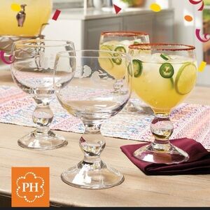 Princess House Heritage Crystal glass set of 4   #3643